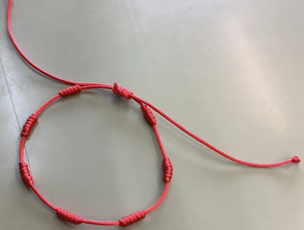 Pulsera 7 nudos